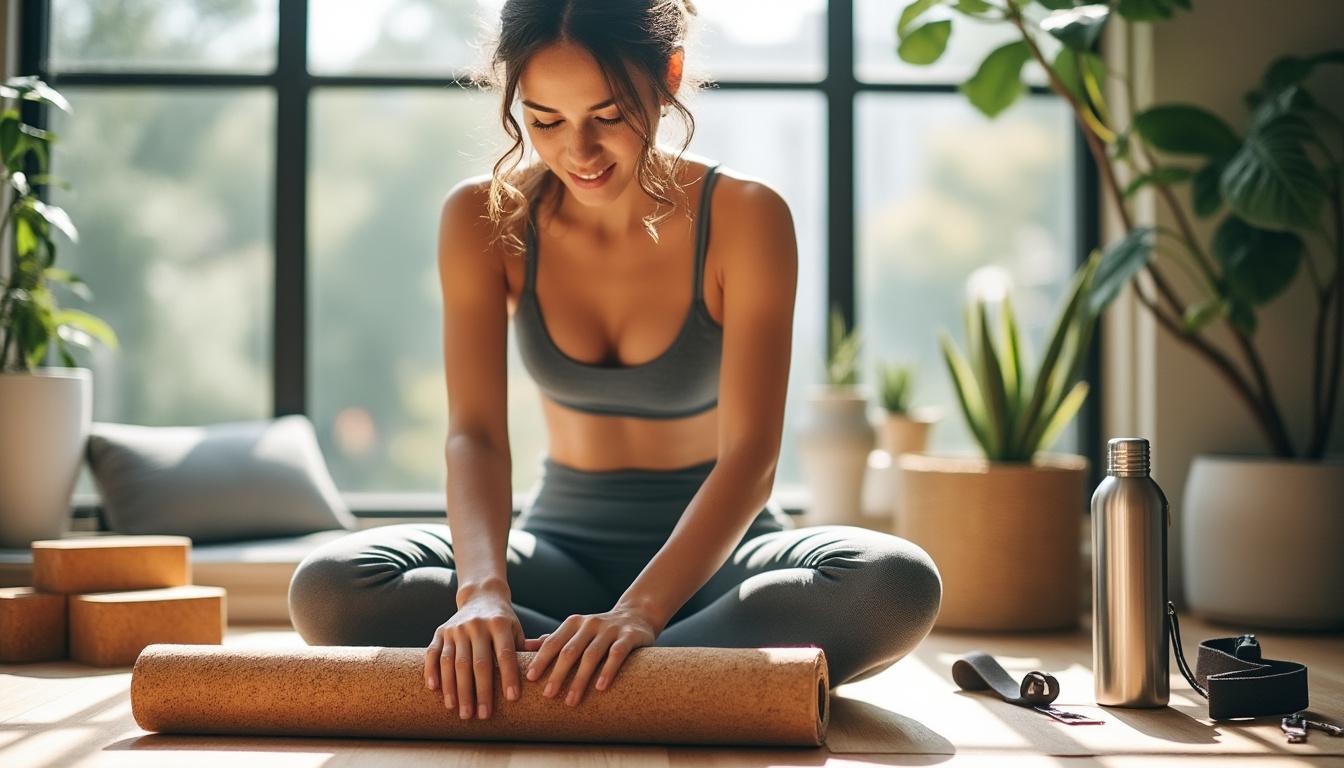 découvrez des idées parfaites pour elle : yoga débutant avec des accessoires premium pour une pratique confortable et efficace.