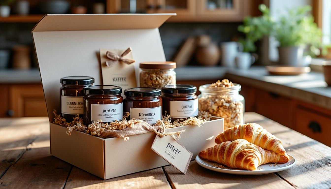 découvrez nos idées de coffrets petit-déjeuner gourmands premium, parfaits à offrir pour des moments délicieux et raffinés.