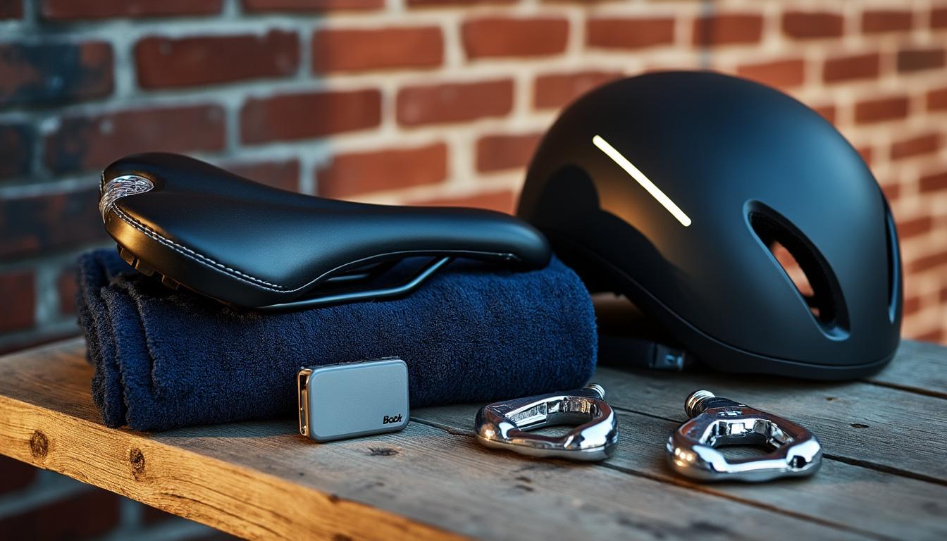 découvrez notre sélection d'accessoires premium pour cyclistes urbains, des cadeaux parfaits alliant fonctionnalité et style pour vos trajets en ville.