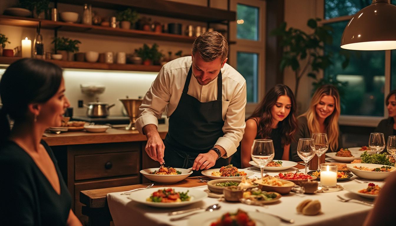 offrez des expériences culinaires uniques : cours de chef, dégustations gourmandes et moments inoubliables pour les passionnés de cuisine.