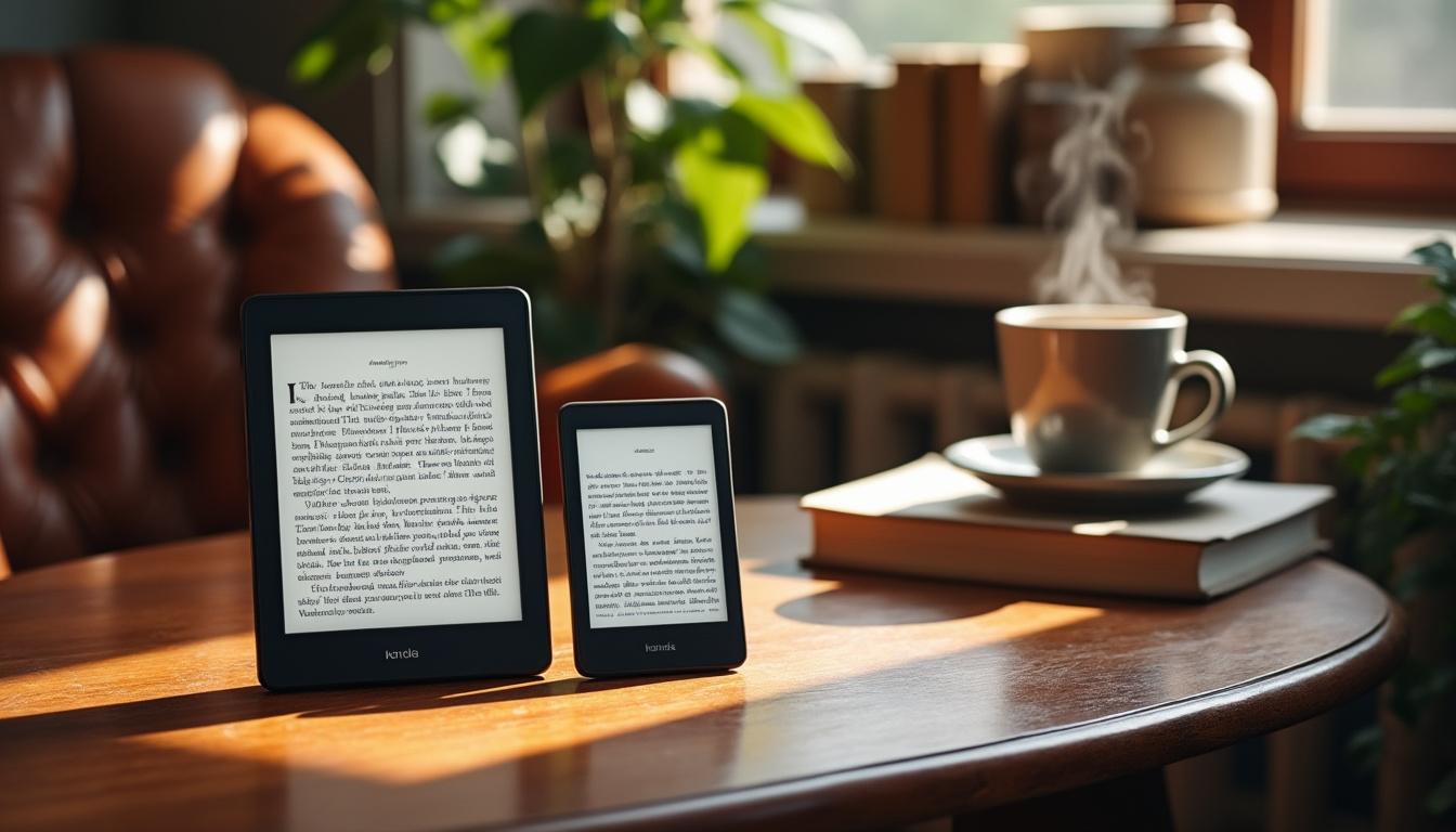 découvrez quel e-reader choisir entre un grand écran ou un modèle compact pour un lecteur assidu, en fonction de ses besoins et préférences de lecture.