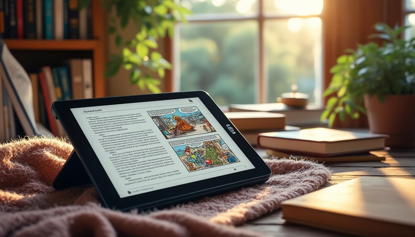découvrez les avantages des e-readers grand écran et compacts pour choisir le modèle idéal à offrir à un lecteur assidu.