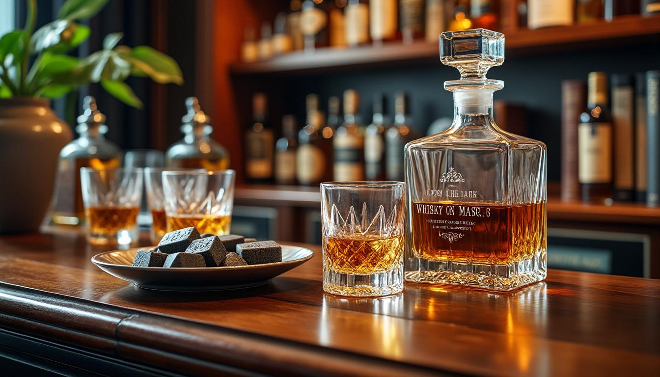 découvrez des idées originales de cadeaux pour homme amateur de whisky, sans offrir d’alcool. trouvez l'inspiration pour surprendre avec des présents élégants et personnalisés.