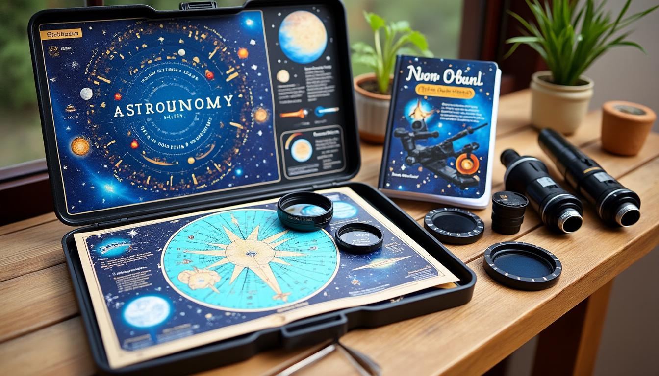 découvrez les meilleurs accessoires à ajouter aux kits d’astronomie pour enfant afin d’enrichir leur expérience d’observation avec le télescope.