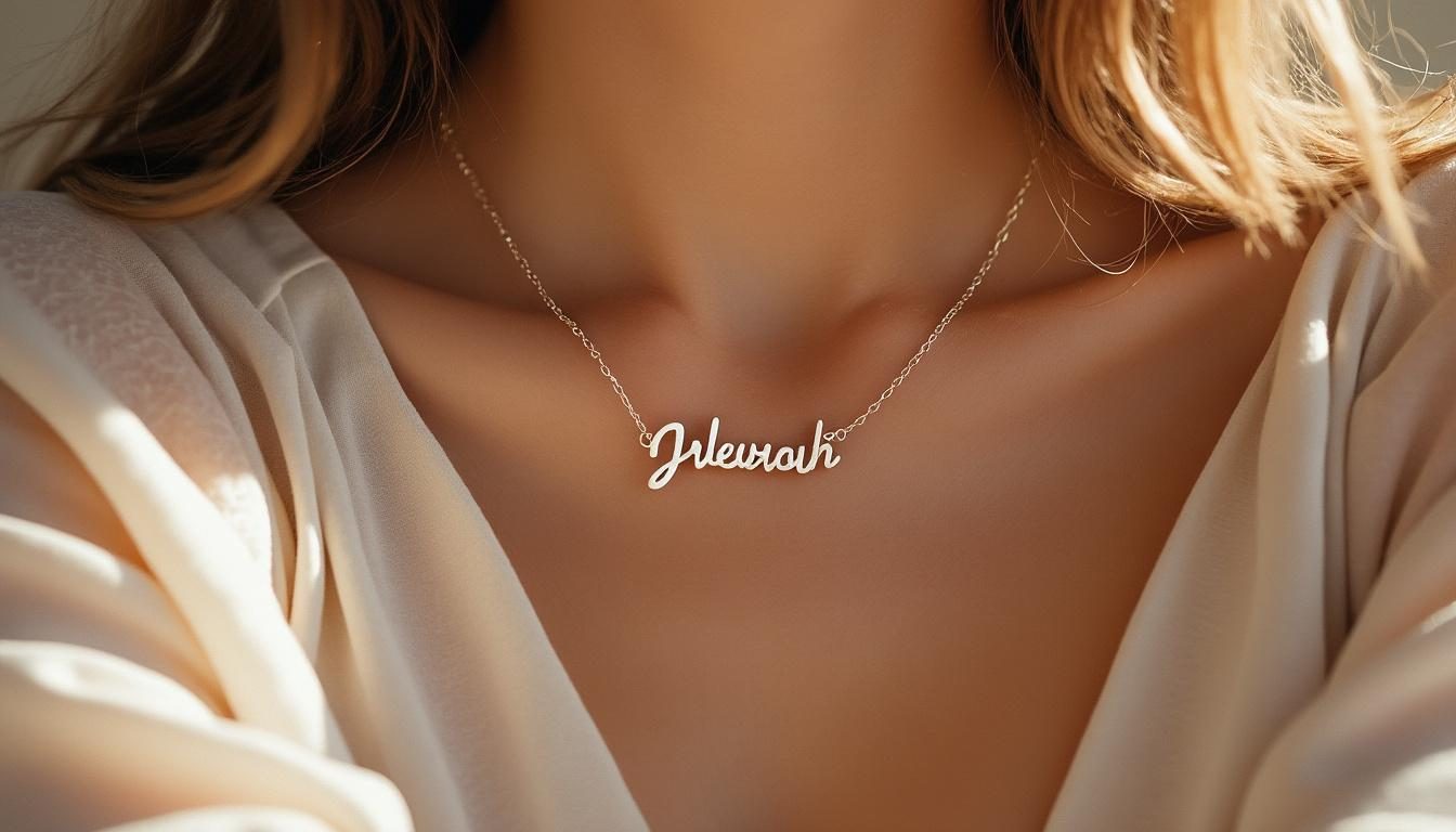 découvrez comment choisir un collier prénom discret avec une police élégante pour éviter le côté kitsch et sublimer votre style avec raffinement.