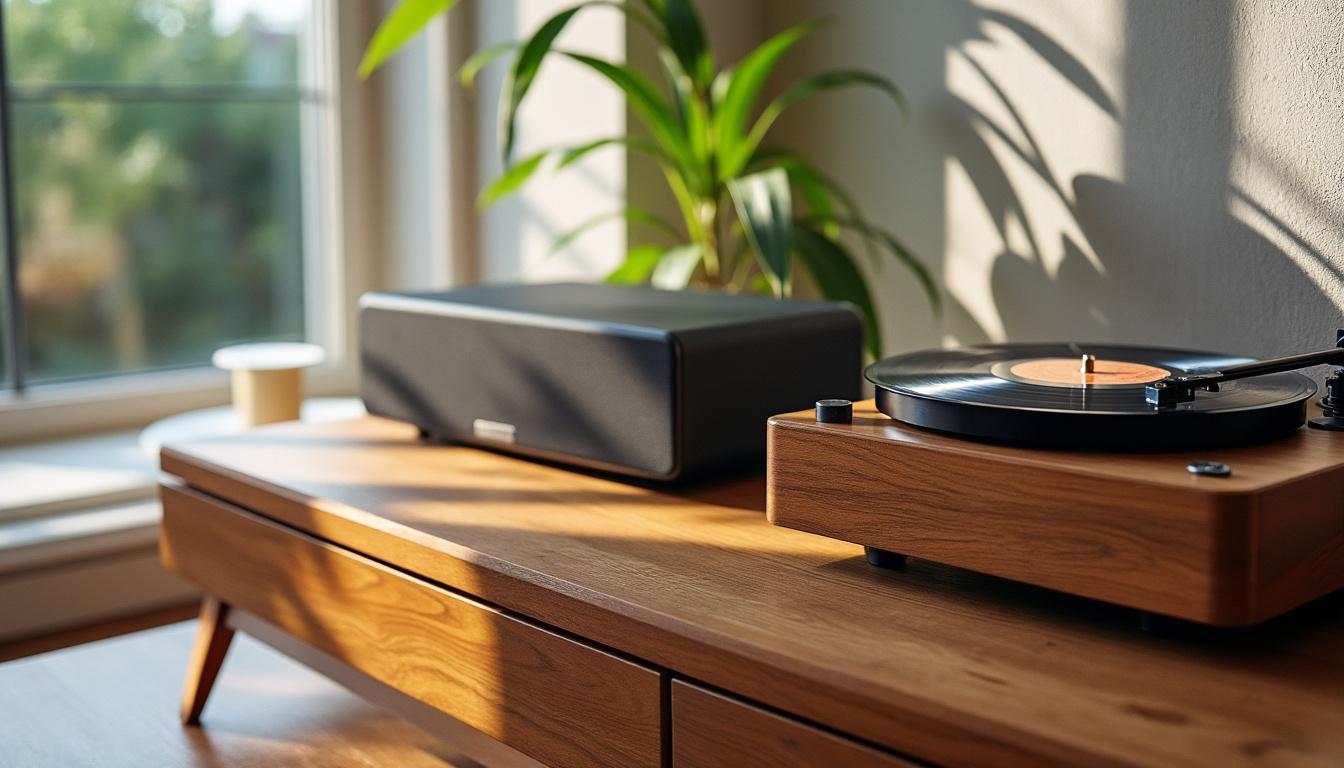 découvrez quel cadeau offrir à un mélomane : une platine vinyle pour les amoureux du son vintage ou une enceinte multiroom pour une écoute moderne et connectée.