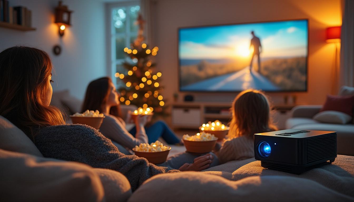 découvrez pourquoi un projecteur portable est une excellente idée cadeau pour créer une ambiance cinéma à la maison. pratique, compact et facile à utiliser, il transforme votre salon en véritable salle de projection.