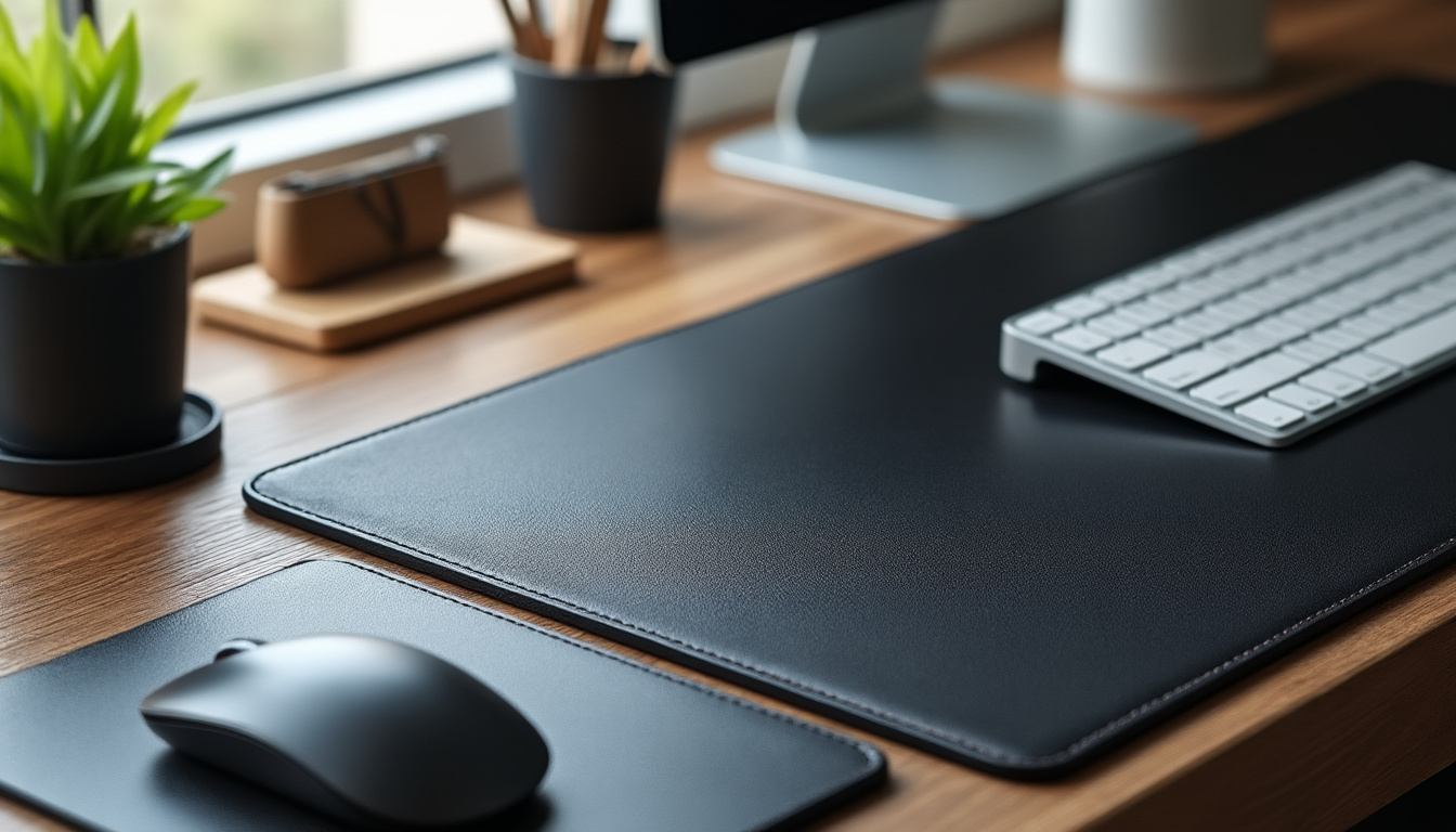 découvrez notre combo cadeau premium : tapis de souris en cuir élégant et accessoires de bureau assortis, alliant style et fonctionnalité pour un espace de travail raffiné.