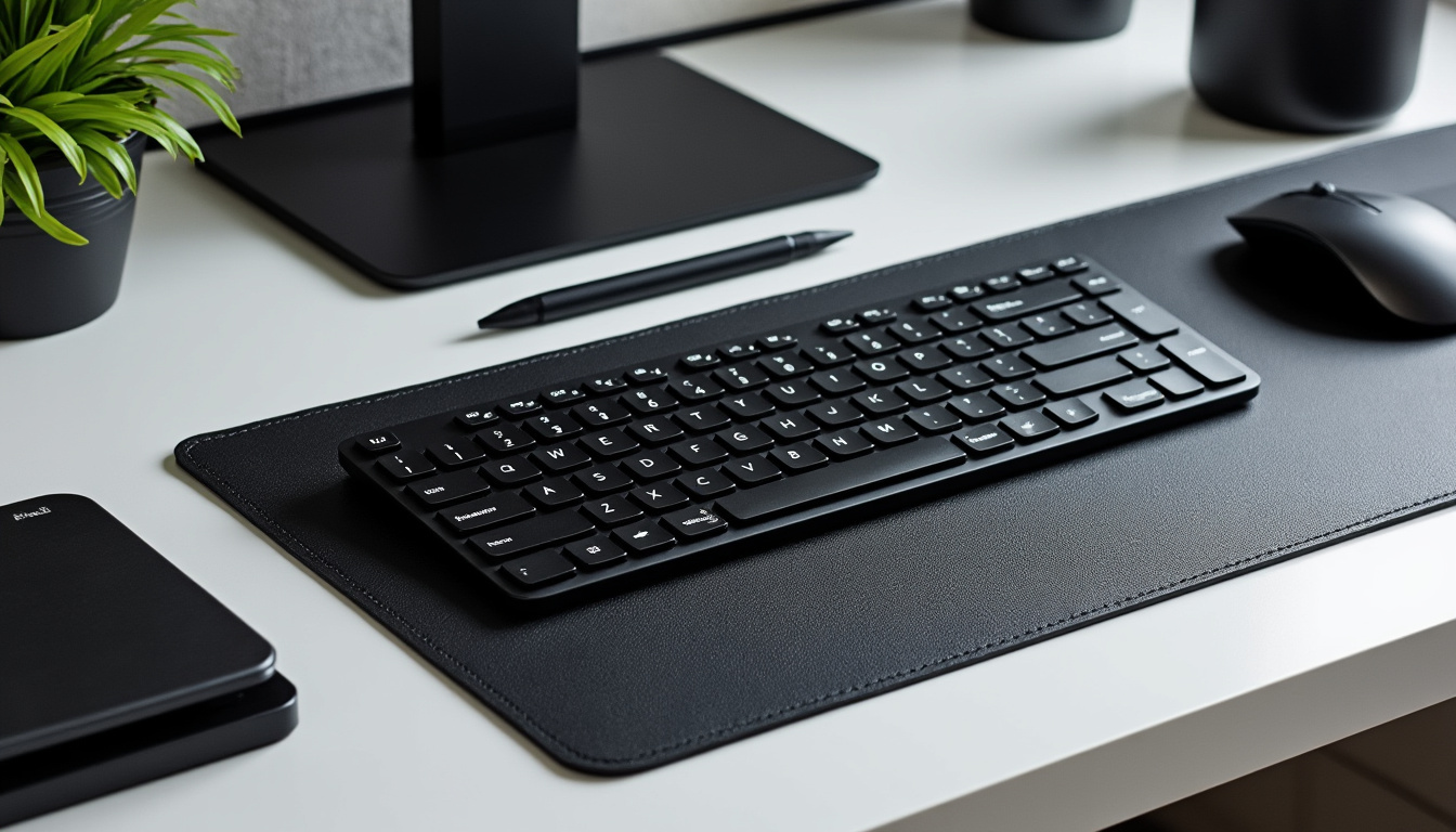 découvrez notre combo cadeau premium alliant tapis de souris en cuir et accessoires de bureau élégants, pour un espace de travail à la fois pratique et stylé.