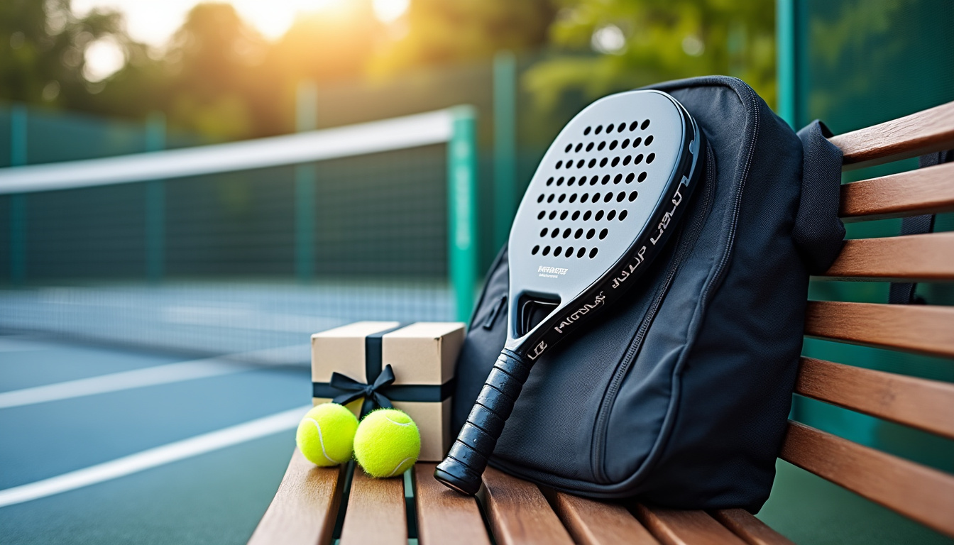 découvrez nos idées de cadeaux pour débutant au padel : raquette et sac pratiques pour bien s’équiper et profiter pleinement de ses premières parties.